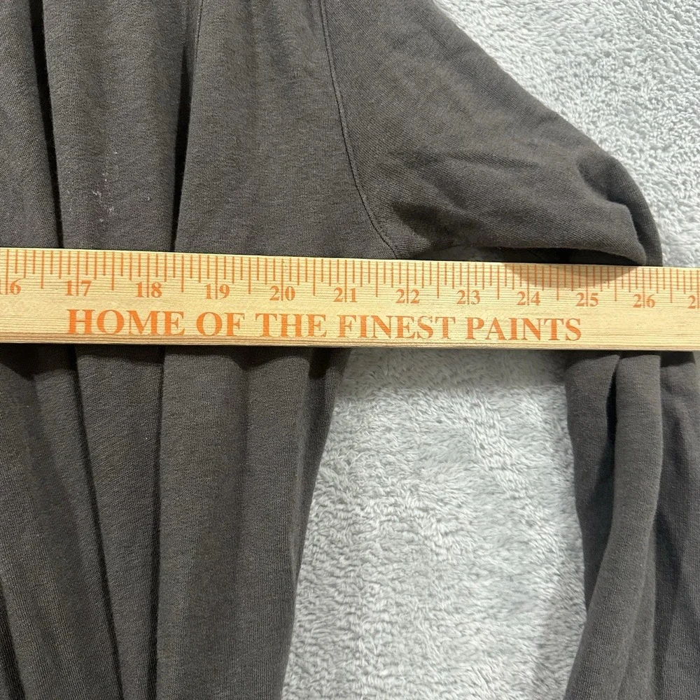 Lunya The Robe Organic Pima Cotton with Pockets Long Gray Loungewear Luxury - Picture 11 of 12